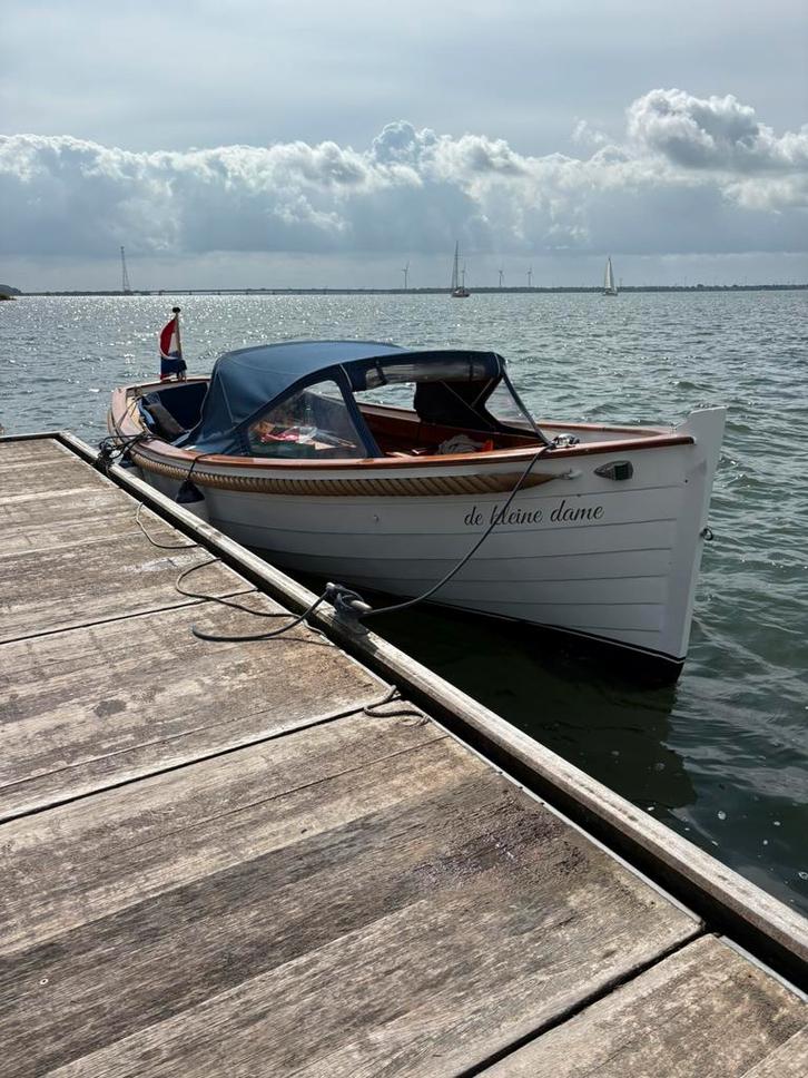 THC Gaastmeer Admiraalsloep, afm. 7.05x2.45x0.67 mtr, Watersport en Boten, Sloepen, Zo goed als nieuw, 30 tot 50 pk, 6 meter of meer