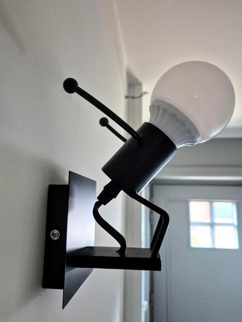Set van 3 speelse wandlampen. Eyecatchers!, Huis en Inrichting, Lampen | Wandlampen, Zo goed als nieuw, Metaal, Ophalen of Verzenden