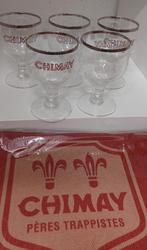 5 verres galopin chimay 150 ans, Comme neuf, Enlèvement ou Envoi