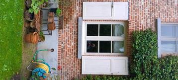 raam/dorpel/luiken, Double vitrage, 120 à 160 cm, Fenêtre de façade ou Vitre, Enlèvement