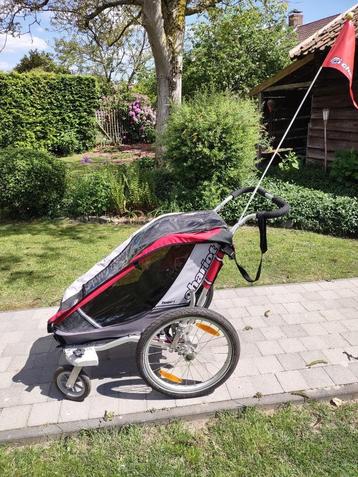 Fietskar Chariot Cougar 1, Fietsen en Brommers, Ophalen, Gebruikt, Opvouwbaar, Chariot