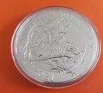 Verenigd Koninkrijk 10 Pond 2021 Joris en de draak (10 OZ), Ophalen of Verzenden, Zilver