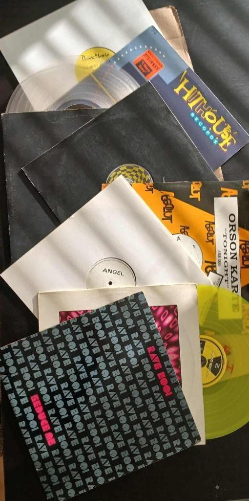 VINYL LOT RETRO TECHNO/TRANCE 90's, Cd's en Dvd's, Vinyl | Dance en House, Gebruikt, Techno of Trance, 12 inch, Ophalen of Verzenden