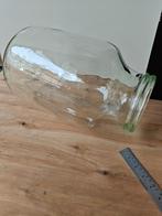 Grote vintage glazen bokaal – 40 cm hoog – landelijke stijl, Ophalen