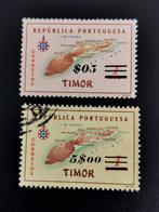 Timor 1960 - carte - avec surcharge, Timbres & Monnaies, Timbres | Asie, Affranchi, Enlèvement ou Envoi