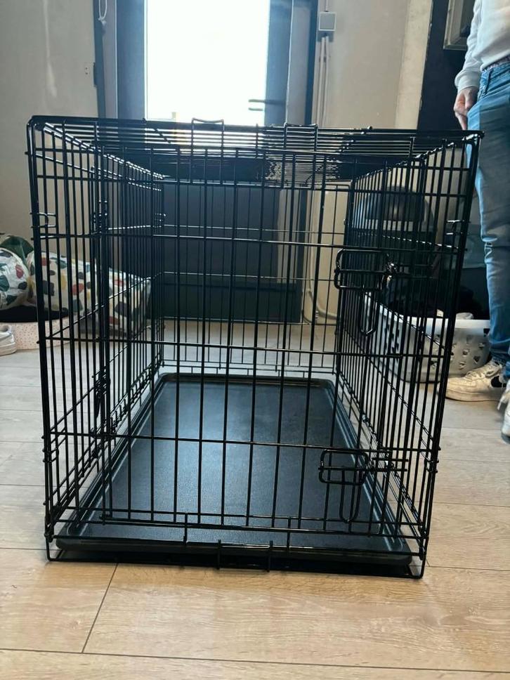 Hondenbench L – 91x57x67cm – Zo mee te nemen, Animaux & Accessoires, Caisses pour chiens, Comme neuf, Enlèvement