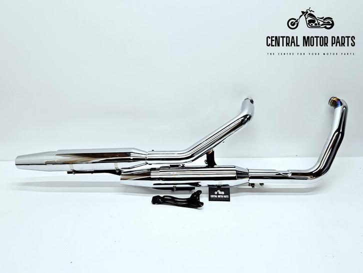 Chromen uitlaat Dyna 2006-2017, Motoren, Onderdelen | Harley-Davidson, Gebruikt, Ophalen of Verzenden