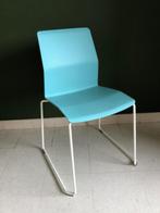 stoel, Huis en Inrichting, Stoelen, Vijf, Zes of meer stoelen, Blauw, Metaal, Zo goed als nieuw