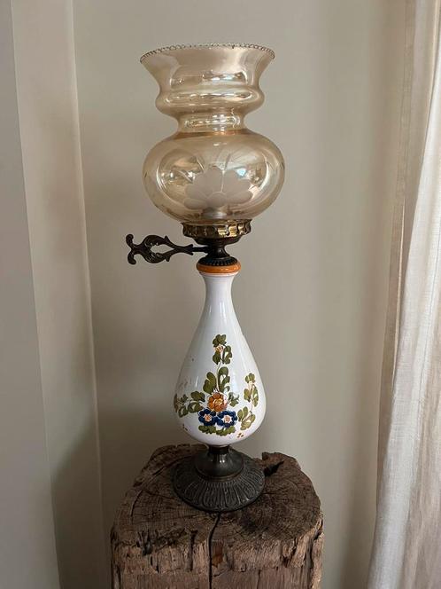 Unieke vintage retro lamp, Antiquités & Art, Curiosités & Brocante, Enlèvement