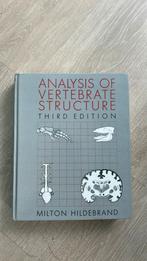 Analysis of vertebrate structure- 3de editie, Livres, Science, Utilisé, Enlèvement ou Envoi