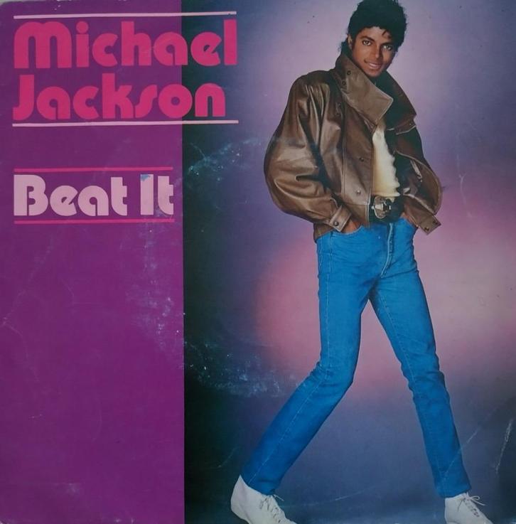 Michael Jackson - Beat it, Cd's en Dvd's, Vinyl Singles, Zo goed als nieuw, Single, Pop, 7 inch, Ophalen of Verzenden