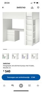 Smästad hoogslaper Ikea (2x), Ophalen, Zo goed als nieuw, Hoogslaper