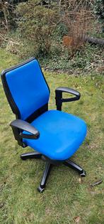 Chaise plate sans sarb Steelcase Strafor, Comme neuf, Bleu, Chaise de bureau, Ergonomique