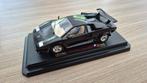 Bburago - Lamborghini Countach - Zwart 1/24ste, Ophalen of Verzenden