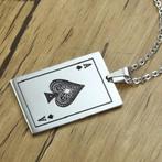 Lucky Ace of spades schoppen aas hanger, Overige materialen, Overige voorstellingen, Verzenden, Nieuw