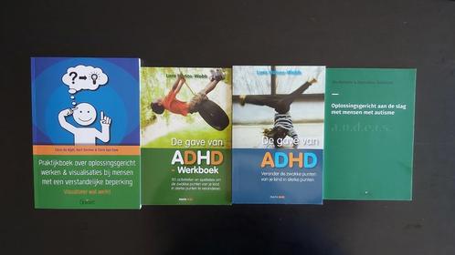 Pakket ADHD, ASS en oplossingsgericht werken, Boeken, Psychologie, Zo goed als nieuw, Ophalen of Verzenden