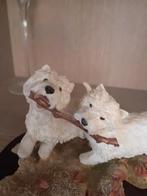 Beeld 2 honden, Verzamelen, Dierenverzamelingen, Ophalen, Zo goed als nieuw, Hond of Kat, Beeldje of Figuurtje