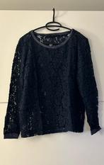 Lola & Liza donkerblauwe kanten pull, Kleding | Dames, Maat 42/44 (L), Ophalen of Verzenden, Zo goed als nieuw, Blauw