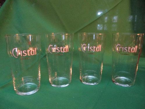 Cristal Alken 0,5L bierglazen, Verzamelen, Glas en Drinkglazen, Zo goed als nieuw, Bierglas, Ophalen