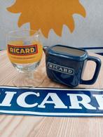 Verzamel glas anno 1984 en retro waterkannetje 16 CL Ricard, Enlèvement ou Envoi, Neuf, Verre à eau