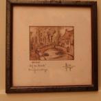 Brugge - Hof van Arents - Yvan Royon (*1938), Antiek en Kunst, Ophalen