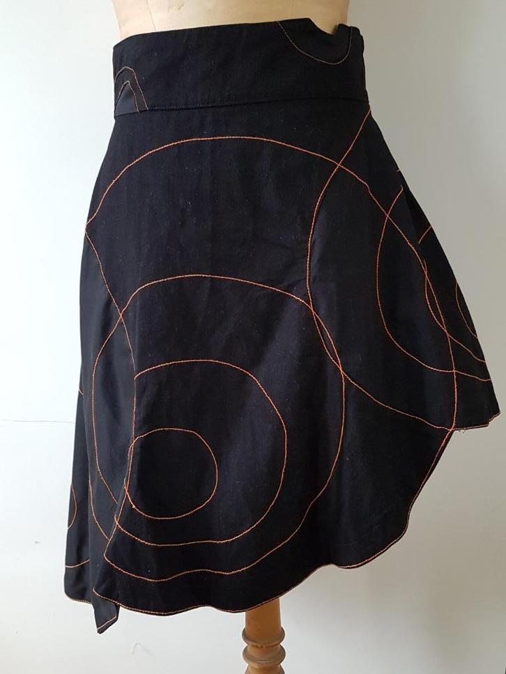 PYGMEES - Super jupe originale - T.S, Kleding | Dames, Rokken, Gedragen, Maat 36 (S), Zwart, Ophalen of Verzenden