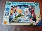 Puzzel Disney Fairies 100 stukken + 6 jaar, Ophalen of Verzenden, Meer dan 50 stukjes, Zo goed als nieuw, 6 jaar of ouder