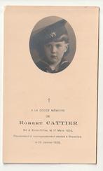 Robert CATTIER Saint-Gilles 1925 Bruxelles 1935 enfant Navy, Bidprentje, Ophalen