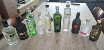 Lot van 10 Gin flessen ( Nieuw & sealed )  beschikbaar voor biedingen