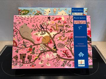 2 mooie puzzels van Djeco in nieuwstaat beschikbaar voor biedingen