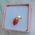 Pendentif fraise en corail de Sardaigne et or 18k, Bijoux, Sacs & Beauté, Pendentifs, Enlèvement ou Envoi, Neuf, Or, Or