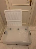 Grote witte bakken op wielen, Ophalen, Zo goed als nieuw