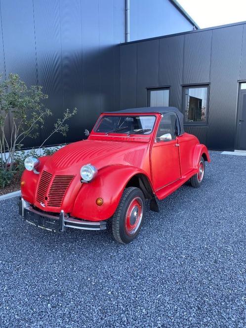 Citroen Hoffman, Auto's, Oldtimers, Bedrijf, Te koop, Citroën, Benzine, Cabriolet, 2 deurs, Handgeschakeld, Rood, Zwart, Stof