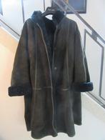 Bruine daim winterjas voor dames te koop, Ophalen, Gedragen, Maat 42/44 (L)