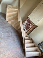 Trap in Rubberwood, Doe-het-zelf en Bouw, Ophalen, Zo goed als nieuw, Trap