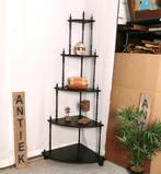 Hoge Antieke hoek-kast in Engelse stijl H 192 B 86cm D 60cm, Ophalen