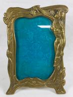 Cadre photo ancien bronze Art Nouveau, Enlèvement ou Envoi