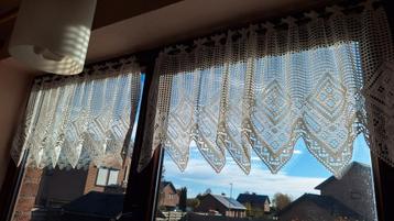 Gehaakte gordijnen 3 plus 1stuks beschikbaar beschikbaar voor biedingen