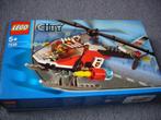 LEGO City Fire 7238 Fire Helicopter MET DOOS, Comme neuf, Ensemble complet, Lego, Enlèvement ou Envoi