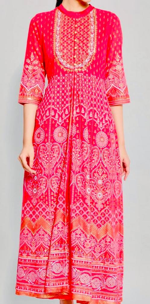 Festive/Bollywood Indian suit with front slit and inner, Kleding | Dames, Trouwkleding en Trouwaccessoires, Zo goed als nieuw
