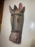 Hoofdmasker voor Afrikaanse paarden, Antiek en Kunst, Ophalen of Verzenden