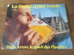 RECLAMEBORD BIER BIERE STELLA ARTOIS GRASLEI GENT-ZIE STAAT, Verzamelen, Ophalen of Verzenden, Gebruikt, Reclamebord
