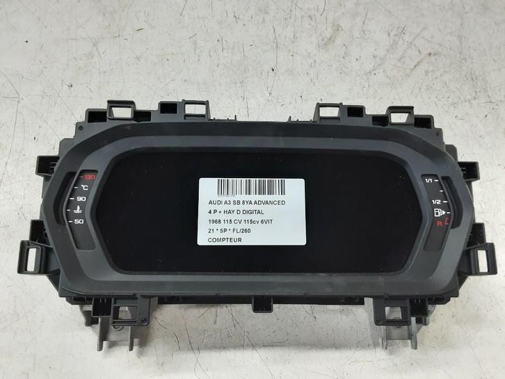 KM TELLER Audi A3 Sportback (8YA) (01-2019/-) (8Y0920700A), Auto-onderdelen, Dashboard en Schakelaars, Audi, Gebruikt