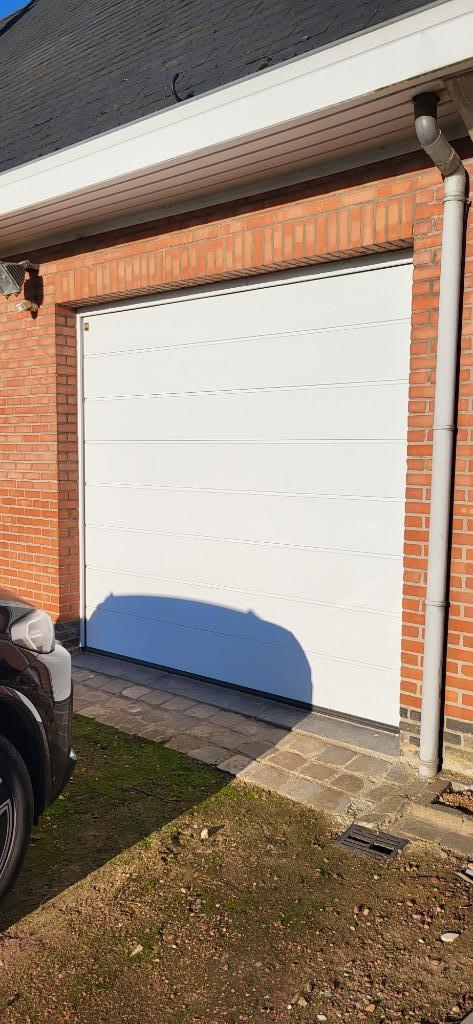 sectionaalpoort, Doe-het-zelf en Bouw, Deuren en Vliegenramen, Gebruikt, Garagedeur, 215 cm of meer, 120 cm of meer, Ophalen