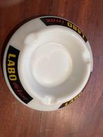 Vintage asbak opaline Huiles Labo, Ophalen