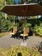 GROSFILEX zwarte tuinset, Kunststof, Gebruikt, Bijzettafel, Tuinset