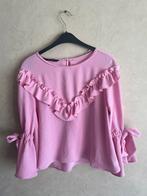 Roze blouse Zara, Kleding | Dames, Blouses en Tunieken, Zara, Maat 42/44 (L), Ophalen of Verzenden, Roze