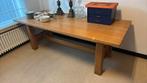 Massief eiken tafel, Huis en Inrichting, Ophalen, Eikenhout, 200 cm of meer, 50 tot 100 cm