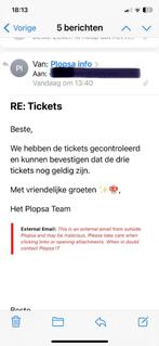 Tickets Plosaqua (3), Tickets en Kaartjes, Recreatie | Pretparken en Attractieparken, Drie personen of meer, Ticket of Toegangskaart