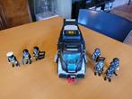 Politiewagen met 7 figuurtjes Playmobil, Complete set, Ophalen of Verzenden, Zo goed als nieuw